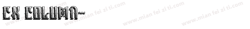 CK Column字体转换